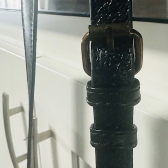 BRAND NEW Unique Crossbody Women's Shoulder Bag Leather Message Clock Black! - Picture 7 of 11